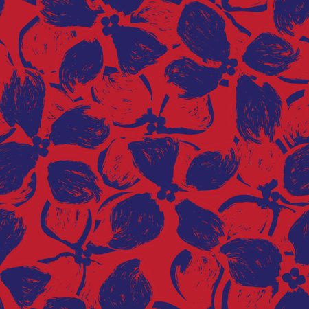 Abstract Floral seamless pattern design for fashion textiles, graphics, backgrounds and craftsのイラスト素材