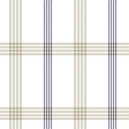 Neutral Colour Classic Plaid textured seamless pattern for fashion textiles and graphicsのイラスト素材
