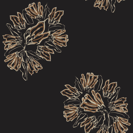 Neutral Colour Paisley abstract seamless pattern design for fashion textiles, graphics, backgrounds and craftsの写真素材