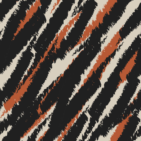 Neutral Colour Abstract zebra textured pattern design for fashion textiles, graphic and backgroundsのイラスト素材