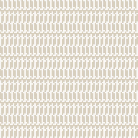 Neutral Colour Textured fair isle seamless pattern design for knitwear, fashion textile, graphicsのイラスト素材