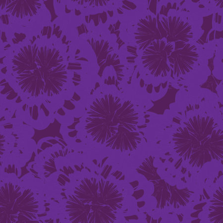 Colourful Botanical Floral seamless pattern design for fashion textiles, graphics, backgrounds and craftsのイラスト素材