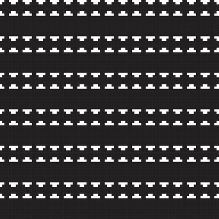 Monochrome Argyle fair isle seamless pattern design for knitwear, fashion textile, graphicsのイラスト素材