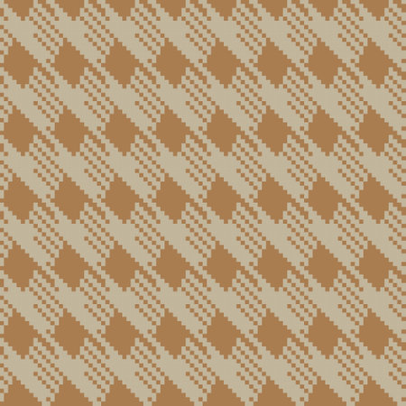Neutral Colour Textured fair isle seamless pattern design for knitwear, fashion textile, graphicsのイラスト素材