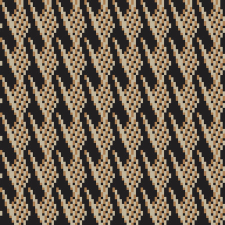 Neutral Colour Textured fair isle seamless pattern design for knitwear, fashion textile, graphics