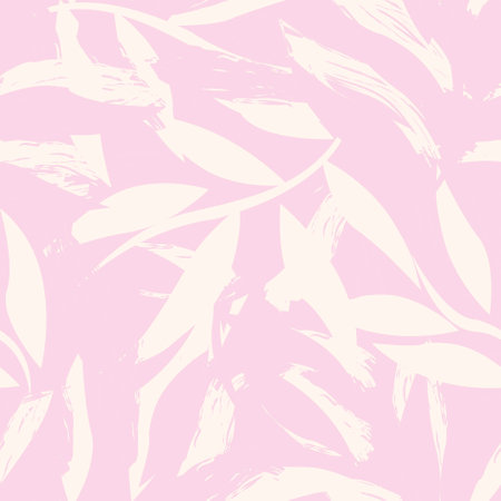 Pastels Tropical Leaf seamless pattern design for fashion textiles, graphics and craftsのイラスト素材