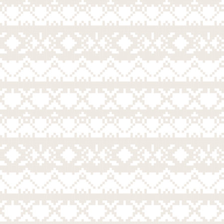 Neutral Colour Argyle fair isle seamless pattern design for knitwear, fashion textile, graphicsのイラスト素材