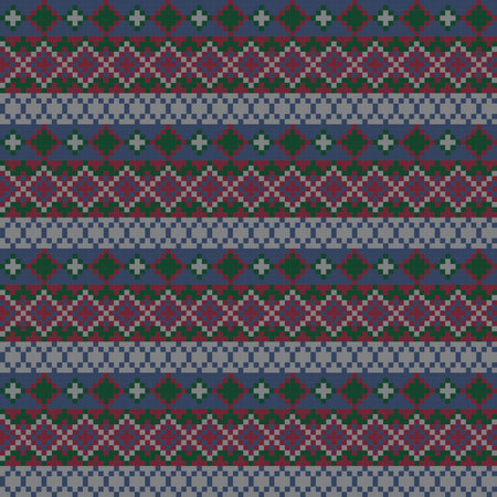 Green Argyle fair isle seamless pattern design for knitwear, fashion textile, graphics