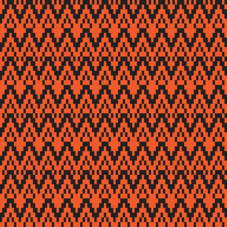 Colourful Chevron fair isle seamless pattern design for knitwear, fashion textile, graphicsのイラスト素材