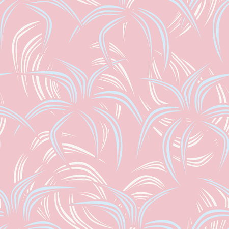 Pastels Floral seamless pattern design for fashion textiles, graphics, backgrounds and craftsのイラスト素材