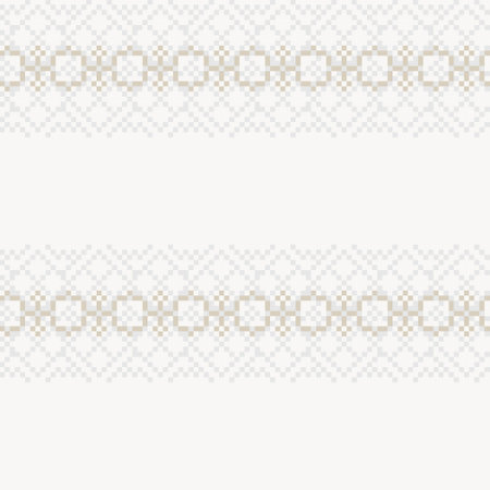 Neutral Colour Snowflake fair isle pattern design for fashion textiles, knitwear and graphicsのイラスト素材