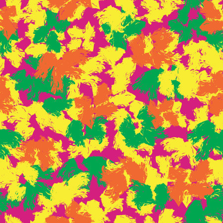 Colourful Abstract Floral seamless pattern design for fashion textiles, graphics, backgrounds and craftsのイラスト素材