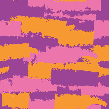 Colourful Abstract Brush strokes pattern design for fashion textiles, graphics and craftsのイラスト素材