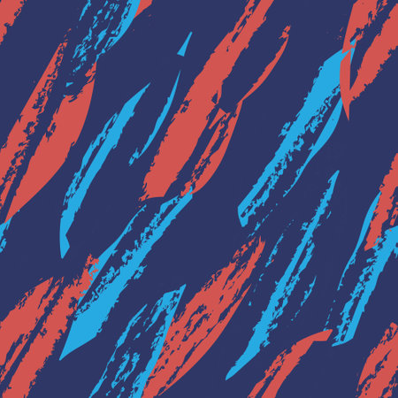 Colourful Abstract Brush strokes pattern design for fashion textiles, graphics and craftsのイラスト素材