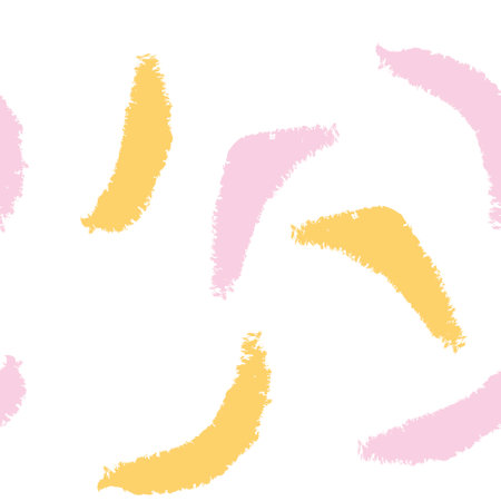 Pastels Abstract Brush strokes pattern design for fashion textiles, graphics and craftsのイラスト素材