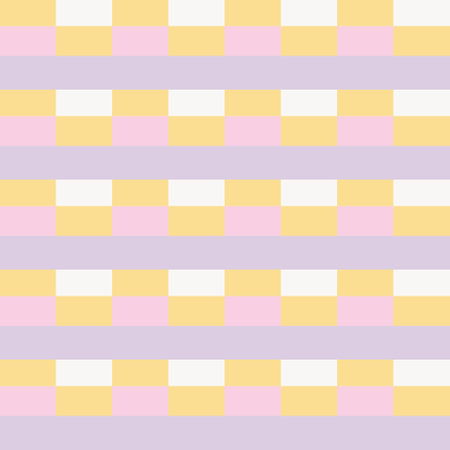 Pastels Geometric squares seamless pattern design for fashion textiles and graphicsのイラスト素材