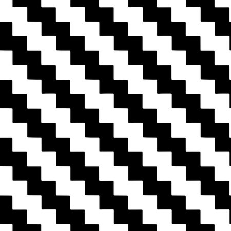 Full seamless modern geometric texture. Black and white shape for textile fabric printing and...