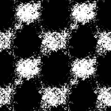 Full seamless abstract distressed monochrome pattern vector for decoration. Texture design for textile fabric printing and wallpaper. Grunge model for fashion and home design.のイラスト素材