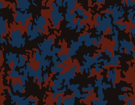 Full seamless abstract military camouflage skin pattern vector for decor and textile. Army masking design for hunting textile fabric printing and wallpaper. Design for fashion and home design.のイラスト素材