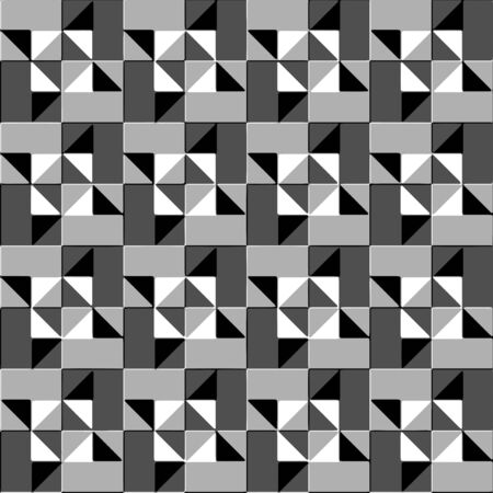 Full seamless modern geometric texture. Black and white shape for textile fabric printing and wallpaper. Abstract multipurpose model design for fashion and home designのイラスト素材