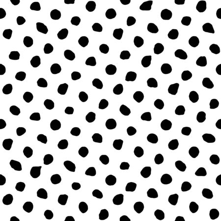 Full Seamless Modern Abstract Pattern Vector. Classic Black and White Design Fabric Print Background illustration for textile.のイラスト素材