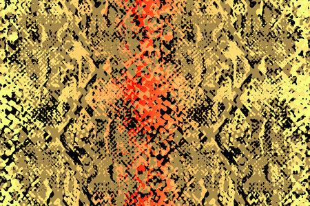 Full Seamless Onamental Snake Animal Skin Pattern Vector. Snake leather design for textile fabric...