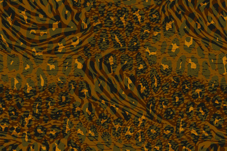 Full seamless leopard cheetah animal skin pattern. Design for textile fabric printing. Suitable for...