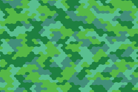 Full seamless abstract military camouflage skin pattern vector for decor and textile. Army masking design for hunting textile fabric printing and wallpaper. Design for fashion and home design.のイラスト素材
