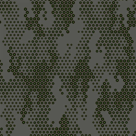 Full seamless modern halftone lines camouflage pattern for decor and textile. Camo design for textile fabric printing and wallpaper. Army model design for trend fashion.のイラスト素材