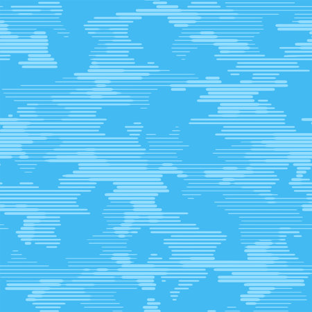 Full seamless modern halftone lines camouflage pattern for decor and textile. Camo design for...