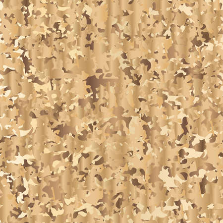 Full seamless khaki camouflage texture pattern vector. Army skin design for textile fabric printing and wallpaper. Design for fashion and home design.のイラスト素材