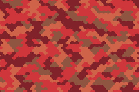Full seamless abstract military camouflage skin pattern vector for decor and textile. Army masking design for hunting textile fabric printing and wallpaper. Design for fashion and home design.のイラスト素材