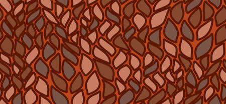 Full seamless floral pattern claret red illustration. Halftone flower leaf design for fabric print. Suitable for fashion use.のイラスト素材