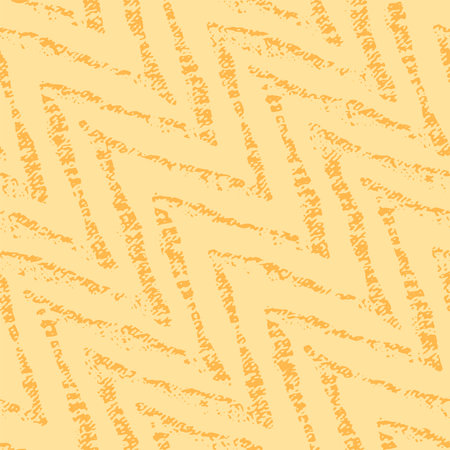 Full Seamless Modern Distressed Zigzag Texture Pattern Vector. Classic Halftone Design Fabric Print Background illustration for textile.のイラスト素材