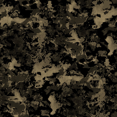 Full Seamless tie dye camouflage background pattern texture. Vector illustration. Abstract watercolor brush repeat design. Textile fabric print. Floor tile marble.のイラスト素材