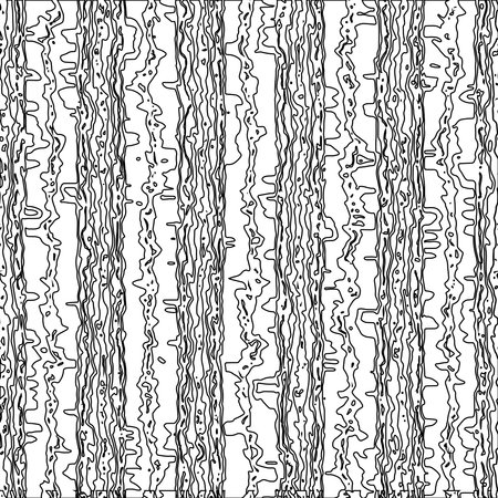 Full Seamless Vertical Lines Texture Pattern. Black And White Vector. Women Dress Fabric Print. Design for Textile and Home Decoration.のイラスト素材