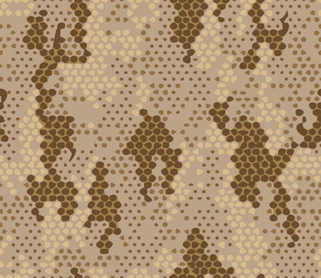 Full Seamless Halftone Dots Camouflage Background. Camo Texture Fabric Print. For Textile and Marble Floor Design.のイラスト素材