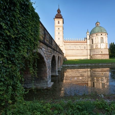 Renaissance style castle in Krasiczyn, Polandのeditorial素材