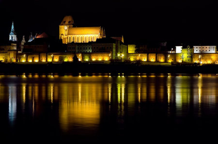 Torun by night, Poland