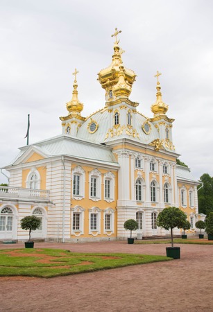 old palace on a cloudy summer dayのeditorial素材