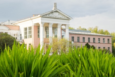 beautiful old palace in the city parkのeditorial素材