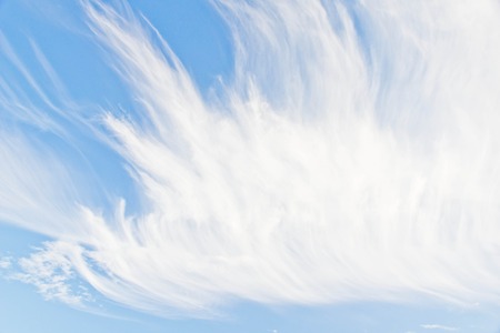 big beautiful cloud in the blue skyの写真素材