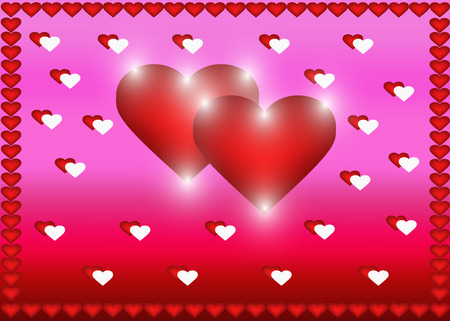 Vector illustration valentine's day backgroundのイラスト素材