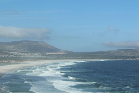Waves on the coastlineの写真素材