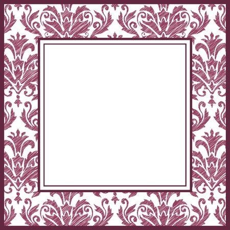 Vintage ornate frameのイラスト素材