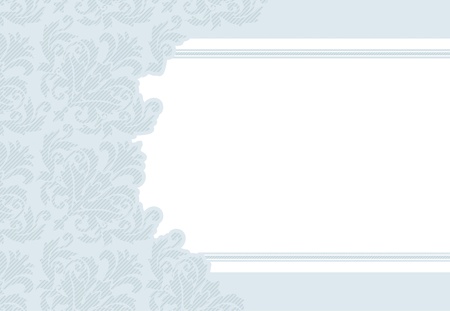blue wedding invitationのイラスト素材