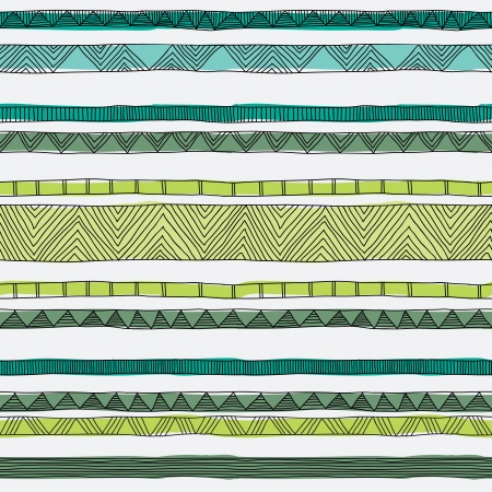 hand drawn doodle seamless patternのイラスト素材