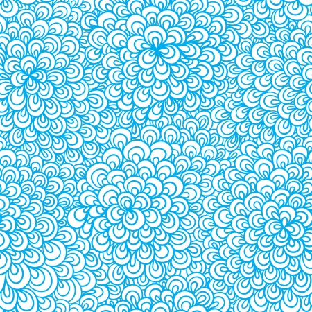 Abstract seamless doodle patternのイラスト素材