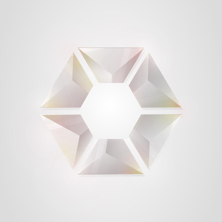 Abstract geometric crystal backgroundのイラスト素材