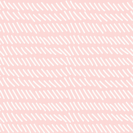 Hand drawn seamless pink dashed line texture, vector illustrationのイラスト素材